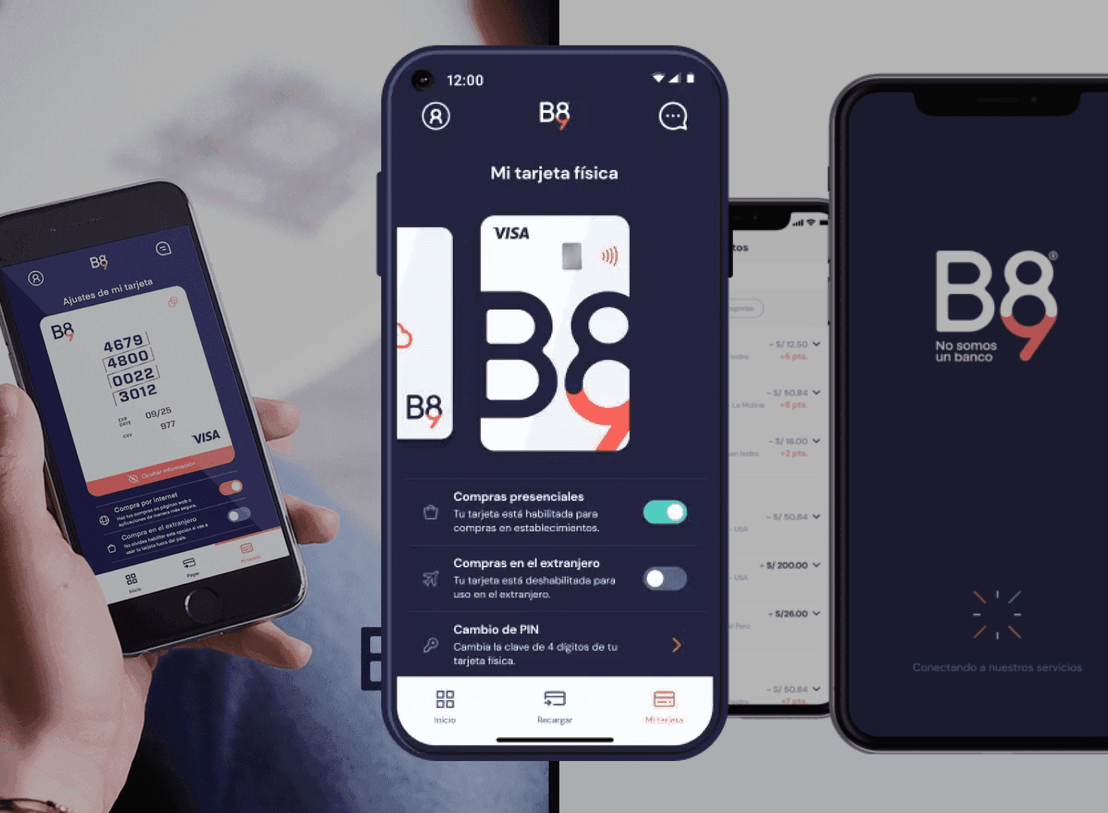 B89 legacy product interface before the redesign